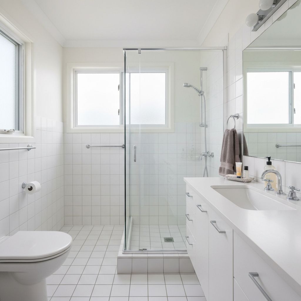 욕실 청소 완료